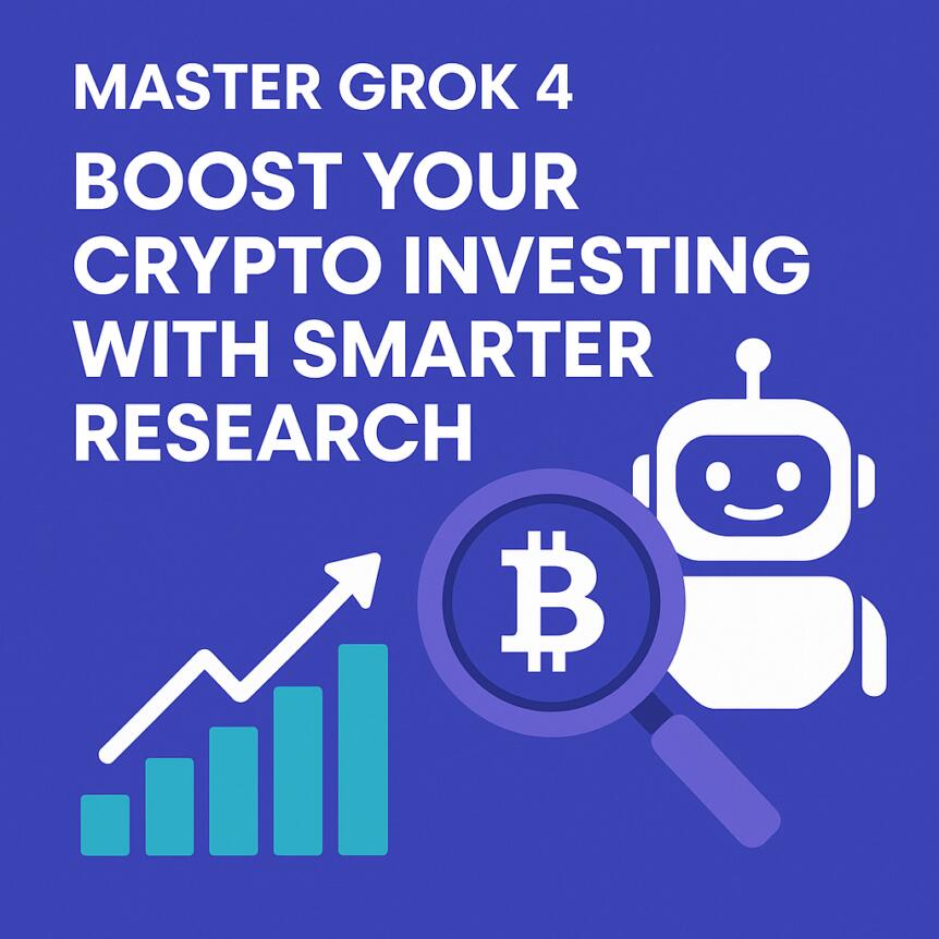 Master Grok 4: Impulsa tu inversión en criptomonedas con una investigación más inteligente