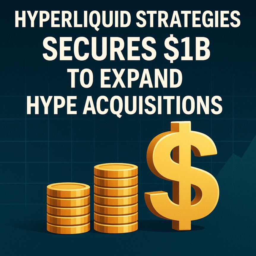 Hyperliquid Strategies Secures $1b To Expand Hype Acquisitions