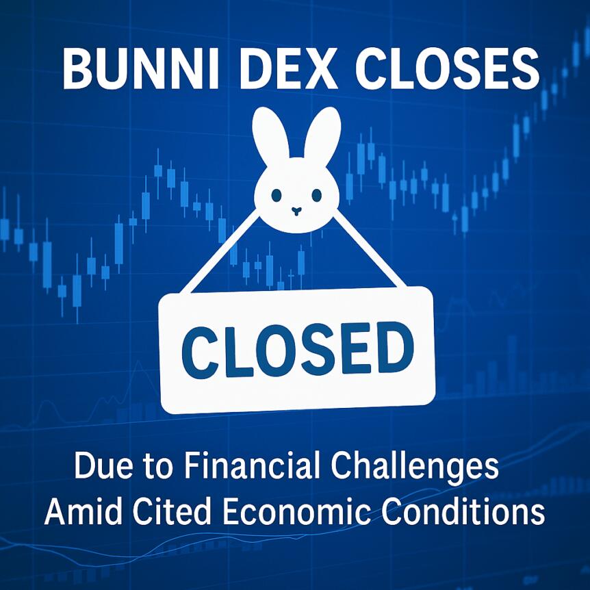 Bunni DEX cierra debido a desafíos financieros en medio de las condiciones económicas citadas