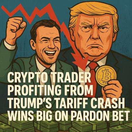 Crypto Trader Profiting from Trump’s Tariff Crash Wins Big on Pardon Bet Crypto Trader Profiting From Trump's Tariff Crash Wins Big On Pardon Bet