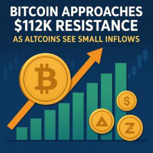 Bitcoin Approaches $112K Resistance as Altcoins See Small Inflows Bitcoin Approaches $112k Resistance As Altcoins See Small Inflows