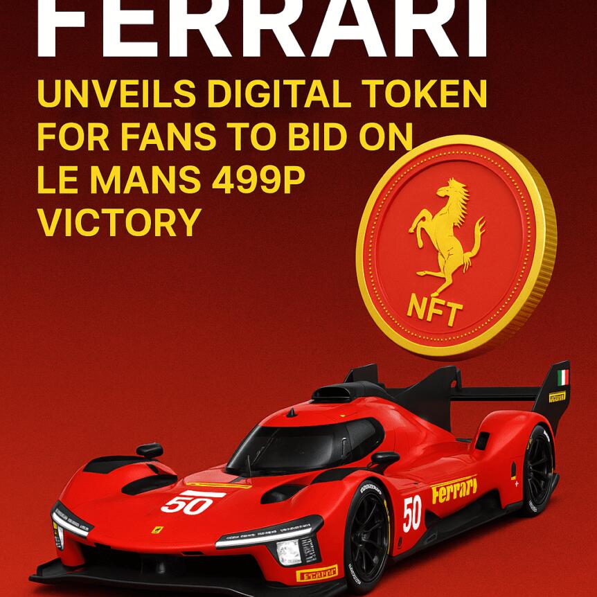 Ferrari Unveils Digital Token for Fans to Bid on Le Mans 499P Victory Ferrari Unveils Digital Token For Fans To Bid On Le Mans 499p Victory