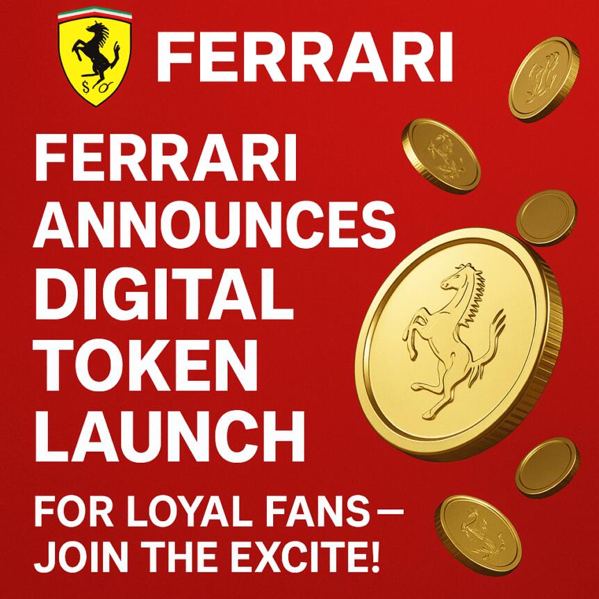 Ferrari Announces Digital Token Launch for Loyal Fans—Join the Excite! Ferrari Announces Digital Token Launch For Loyal Fans—join The Excite!