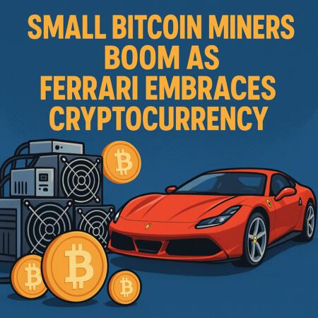 Small Bitcoin Miners Boom as Ferrari Embraces Cryptocurrency Small Bitcoin Miners Boom As Ferrari Embraces Cryptocurrency