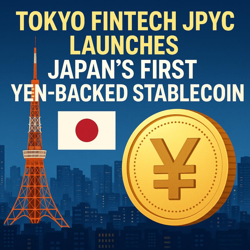 Tokyo Fintech JPYC Lance le Premier Stablecoin Adossé au Yen au Japon
