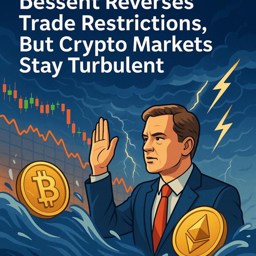 Bessent Reverses Trade Restrictions, But Crypto Markets Stay Turbulent Bessent Reverses Trade Restrictions, But Crypto Markets Stay Turbulent