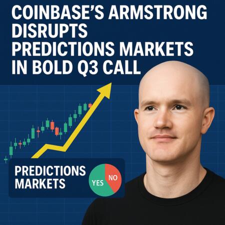 Coinbase's Armstrong Disrupts Predictions Markets In Bold Q3 Call