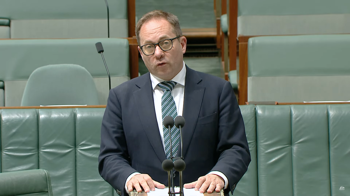 Daniel Mulino introducing the bill
