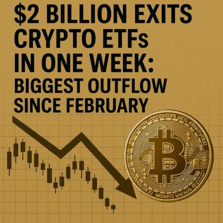 $2 Billion Exits Crypto ETFs in One Week: Biggest Outflow Since February $2 Billion Exits Crypto Etfs In One Week: Biggest Outflow Since February