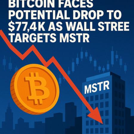 Bitcoin Faces Potential Drop To $77.4k As Wall Street Targets Mstr
