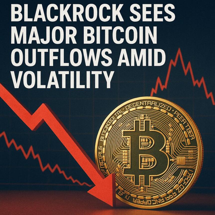 BlackRock Sees Major Bitcoin Outflows Amid Volatility Blackrock Sees Major Bitcoin Outflows Amid Volatility