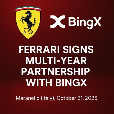 Ferrari Signs Multi-Year Partnership With Bingx: A New Era For Crypto In Global Motorsport