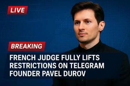 Breaking: French Judge Fully Lifts Restrictions On Telegram Founder Pavel Durov