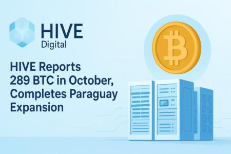 HIVE Digital Technologies Reports 289 BTC in October and Completes 300 MW Paraguay Expansion Hive Digital Technologies Reports 289 Btc In October And Completes 300 Mw Paraguay Expansion
