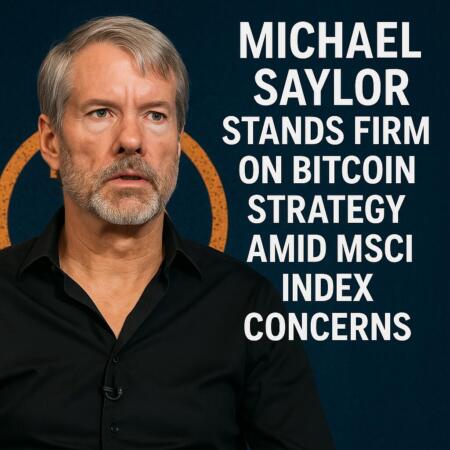 Michael Saylor Stands Firm on Bitcoin Strategy Amid MSCI Index Concerns Michael Saylor Stands Firm On Bitcoin Strategy Amid Msci Index Concerns