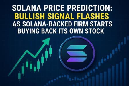 Solana Price Prediction: Bullish Signal Flashes as Solana-Backed Firm Starts Buying Back Its Own Stock Solana Price Prediction: Bullish Signal Flashes As Solana-Backed Firm Starts Buying Back Its Own Stock