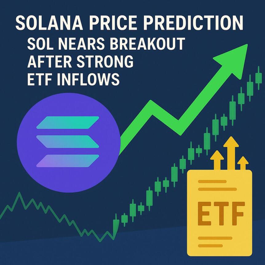 Solana Price Prediction: SOL Nears Breakout After Strong ETF Inflows