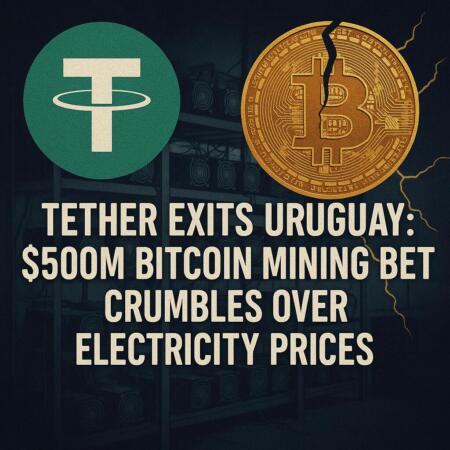 Tether Exits Uruguay: $500m Bitcoin Mining Bet Crumbles Over Electricity Prices