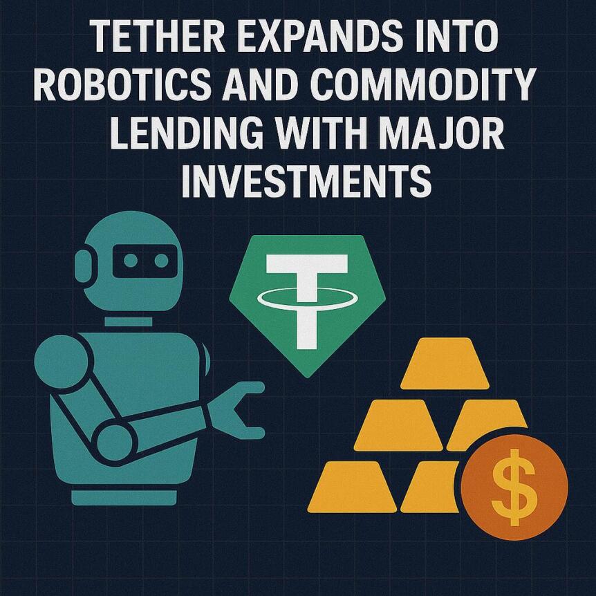 Tether Expands into Robotics and Commodity Lending with Major Investments Tether Expands Into Robotics And Commodity Lending With Major Investments