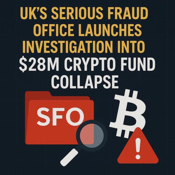 UK’s Serious Fraud Office Launches Investigation into $28M Crypto Fund ...
