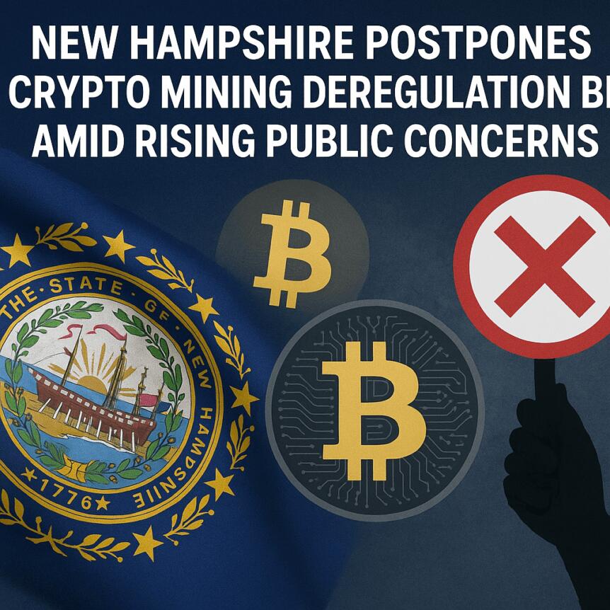 Le New Hampshire reporte le projet de loi de déréglementation du minage de crypto face aux préoccupations croissantes du public