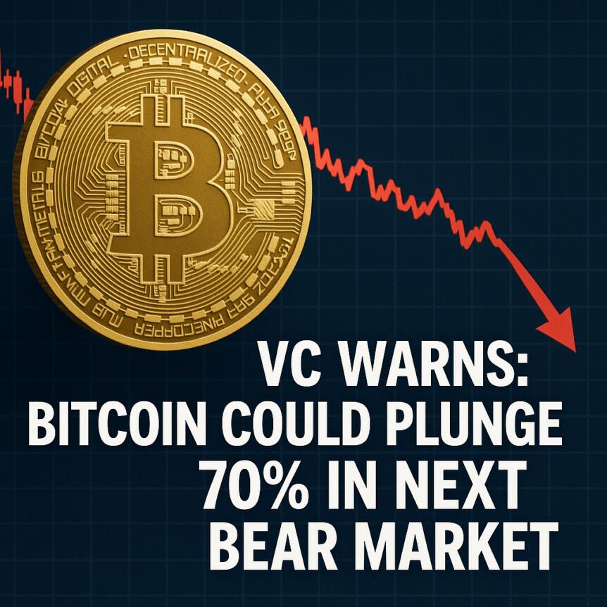 VC Warns: Bitcoin Could Plunge 70% in Next Bear Market Vc Warns: Bitcoin Could Plunge 70% In Next Bear Market