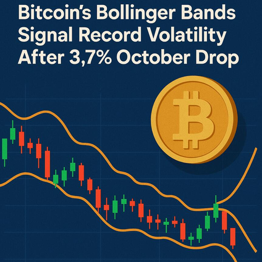 Bitcoin’s Bollinger Bands Signal Record Volatility After 3.7% October Drop