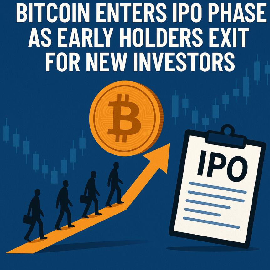 Bitcoin Enters IPO Phase as Early Holders Exit for New Investors