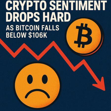 Crypto Sentiment Drops Hard as Bitcoin Falls Below $106K Crypto Sentiment Drops Hard As Bitcoin Falls Below $106k