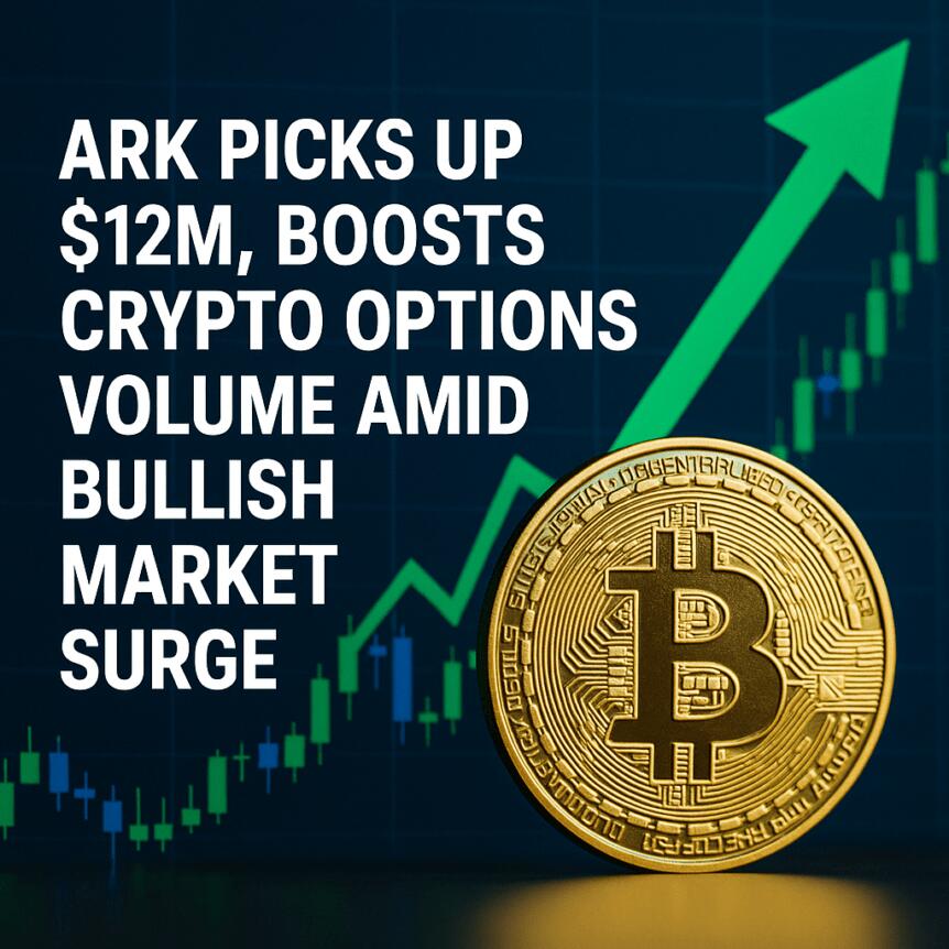 ARK Picks Up $12M, Boosts Crypto Options Volume Amid Bullish Market Surge Ark Picks Up $12m, Boosts Crypto Options Volume Amid Bullish Market Surge