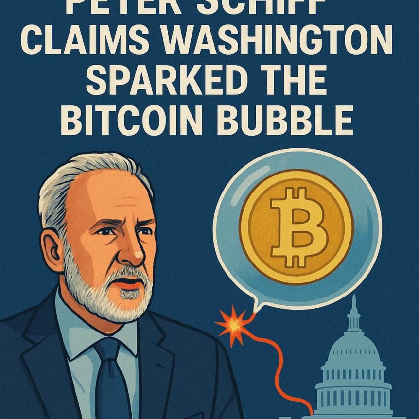 Peter Schiff Claims Washington Sparked the Bitcoin Bubble