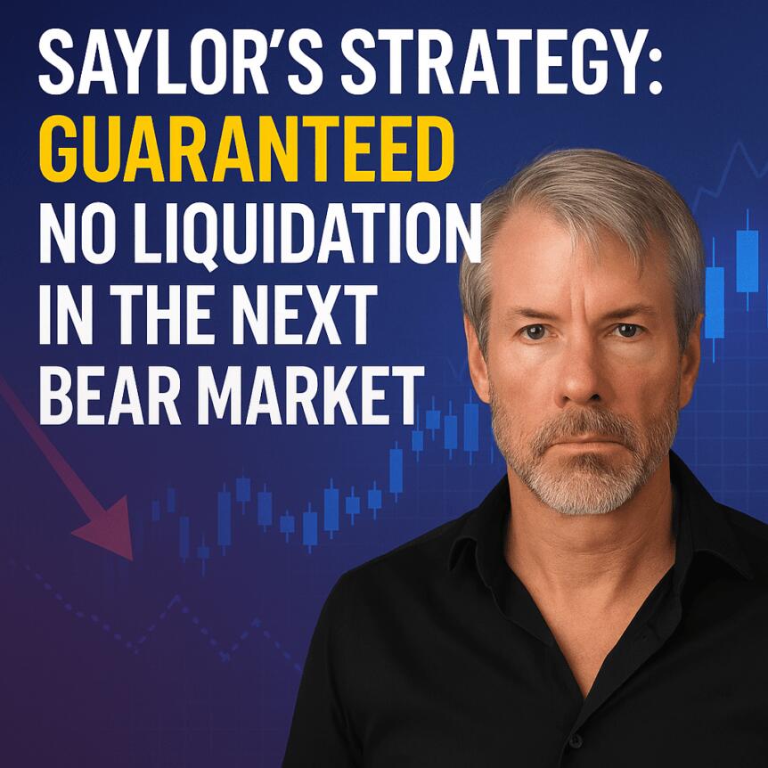 Saylor's Strategy: Guaranteed No Liquidation In The Next Bear Market