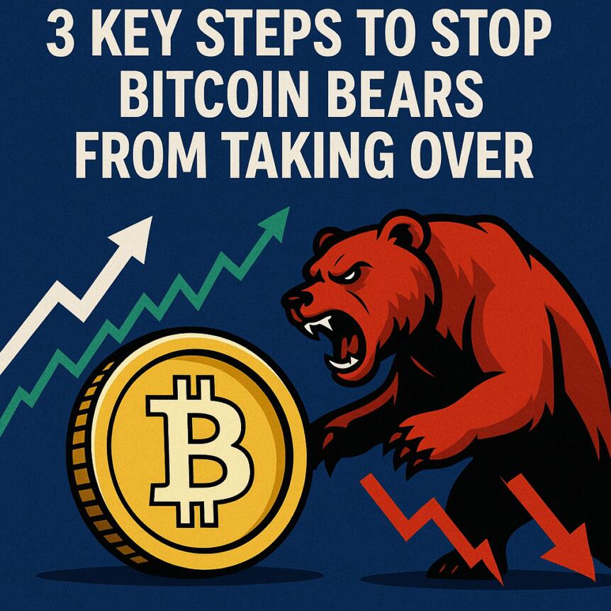 3 Key Steps To Stop Bitcoin Bears From Taking Over