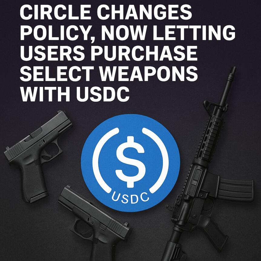 Circle Changes Policy, Now Letting Users Purchase Select Weapons with USDC