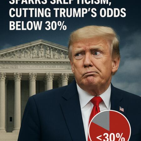 Supreme Court Ruling Sparks Skepticism, Cutting Trump’s Odds Below 30% Supreme Court Ruling Sparks Skepticism, Cutting Trump's Odds Below 30%