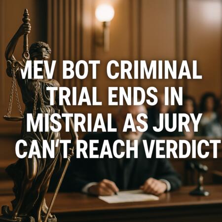 Mev Bot Criminal Trial Ends In Mistrial As Jury Can't Reach Verdict