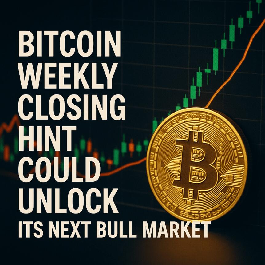 Bitcoin Weekly Closing Hint Could Unlock Its Next Bull Market Bitcoin Weekly Closing Hint Could Unlock Its Next Bull Market