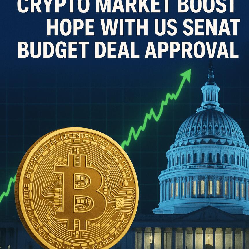 Crypto Market Boosts Hope With Us Senate Budget Deal Approval