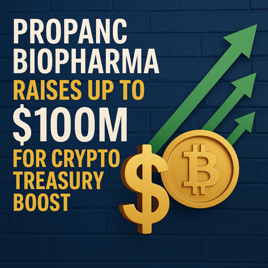 Propanc Biopharma Raises Up To $100m For Crypto Treasury Boost
