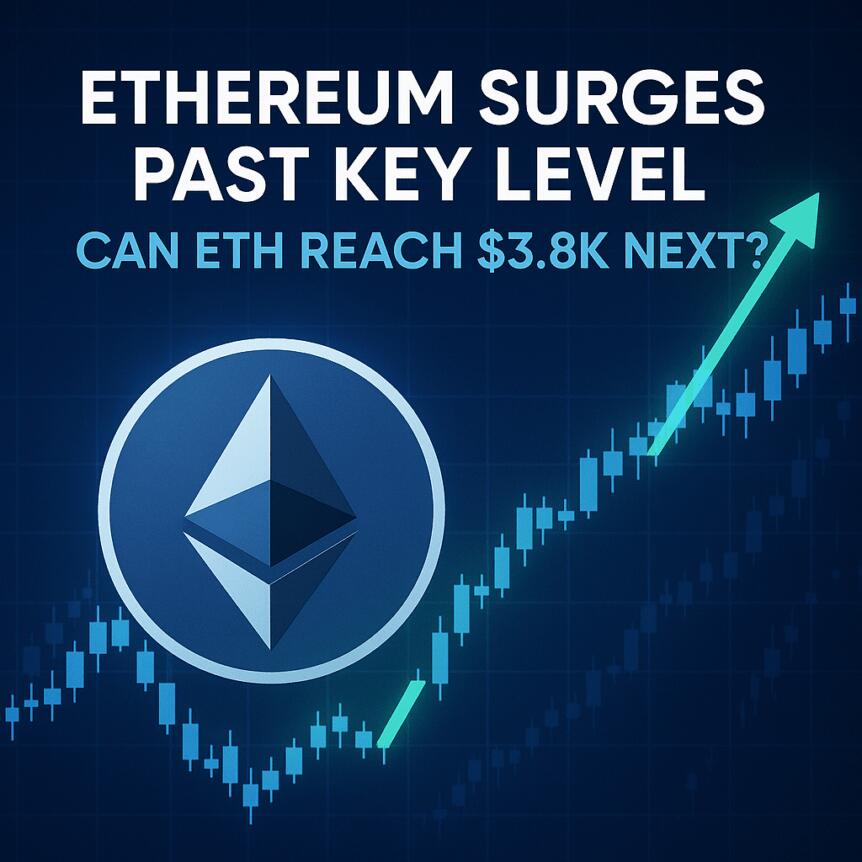 Ethereum Surges Past Key Level—can Eth Reach $3.8k Next?