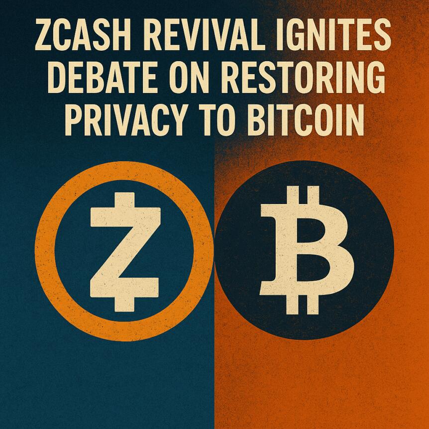 Zcash Revival Ignites Debate on Restoring Privacy to Bitcoin