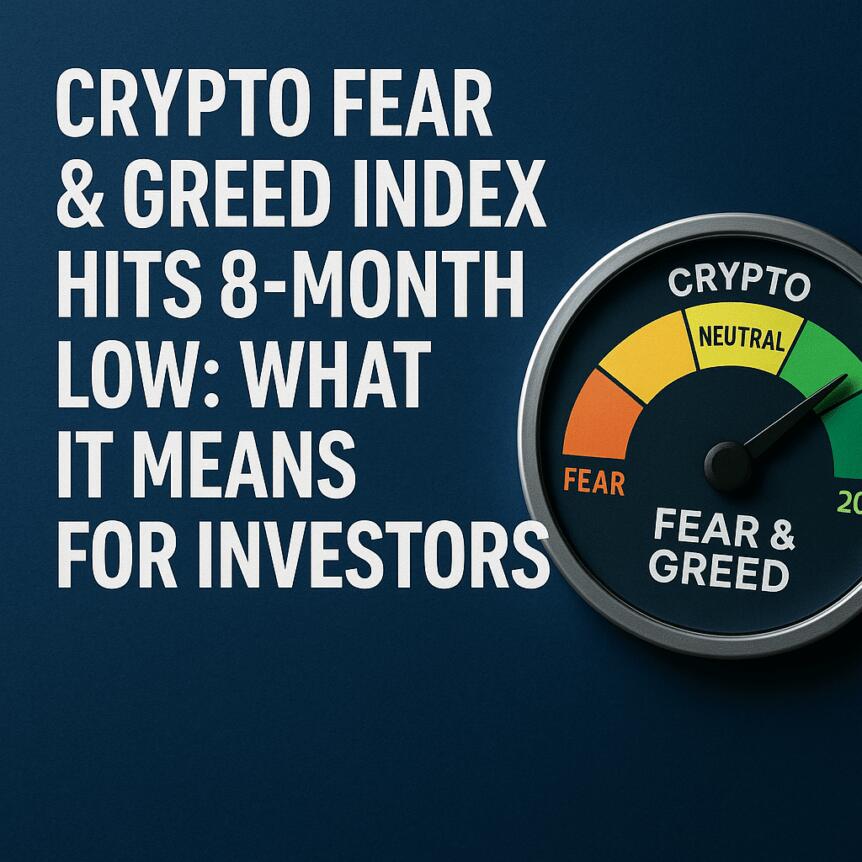 Crypto Fear & Greed Index Hits 8-Month Low: What It Means for Investors Crypto Fear & Greed Index Hits 8-Month Low: What It Means For Investors