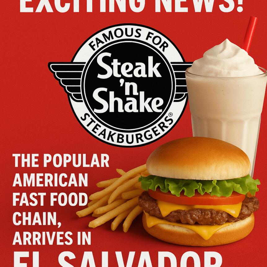 Exciting News! Steak ‘n Shake, the Popular American Fast Food Chain, Arrives in El Salvador Exciting News! Steak 'n Shake, The Popular American Fast Food Chain, Arrives In El Salvador