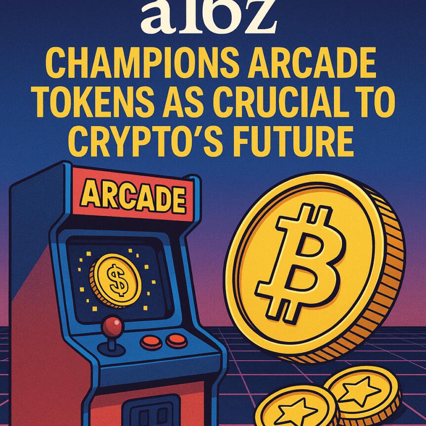 a16z Champions Arcade Tokens as Crucial to Crypto’s Future A16z Champions Arcade Tokens As Crucial To Crypto's Future