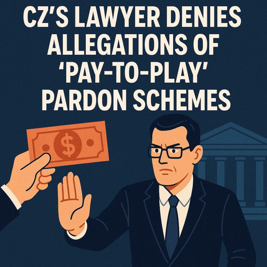 CZ’s Lawyer Denies Allegations of “Pay-to-Play” Pardon Schemes Cz’s Lawyer Denies Allegations Of “pay-To-Play” Pardon Schemes
