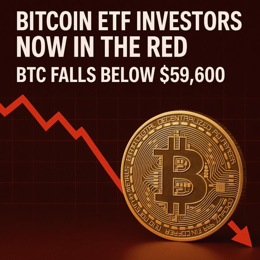Bitcoin ETF Investors Now In The Red as BTC Falls Below $89,600 Bitcoin Etf Investors Now In The Red As Btc Falls Below $89,600