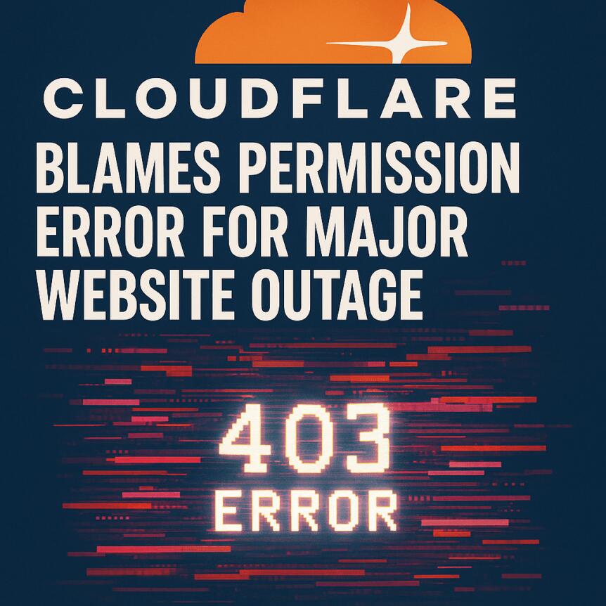 Cloudflare Blames Permission Error for Major Website Outage Cloudflare Blames Permission Error For Major Website Outage