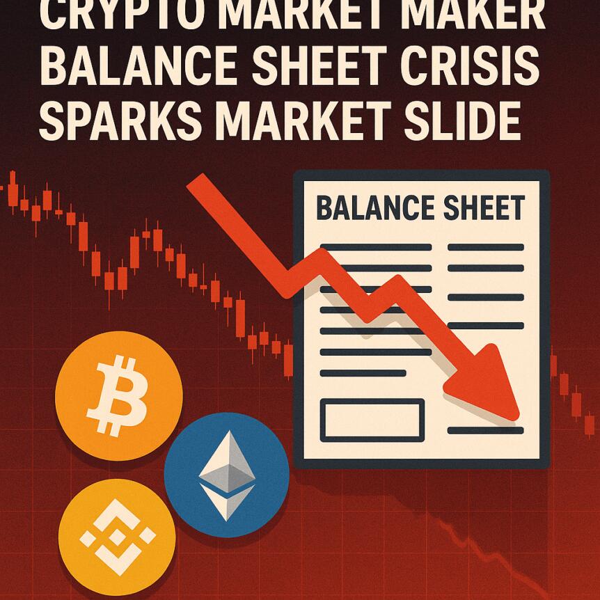 Crypto Market Maker Balance Sheet Crisis Sparks Market Slide