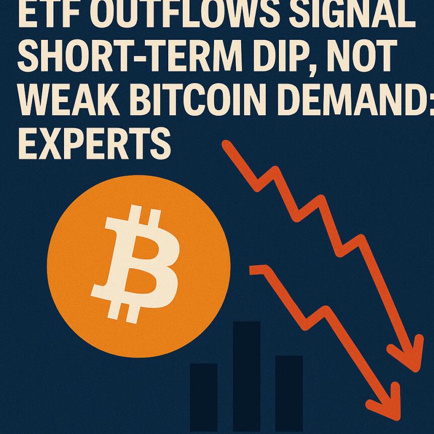 Etf Outflows Signal Short-Term Dip, Not Weak Bitcoin Demand: Experts