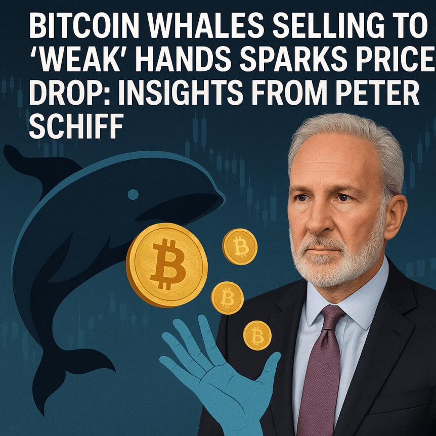 Bitcoin Whales Selling to ‘Weak’ Hands Sparks Price Drop: Insights from Peter Schiff Bitcoin Whales Selling To 'weak' Hands Sparks Price Drop: Insights From Peter Schiff